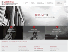 Tablet Screenshot of forumtfi.pl